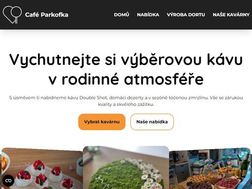vychutnej si výběrovou kávu a domácí dezerty v café parkofka. užij si rodinnou atmosféru a skvělou obsluhu. navštiv nás v modřanech nebo michli.