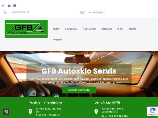 výměna autoskla, leptání vin, instalace fólie na auto – autofólie, opravit čelní sklo, pick-up servis, prodej autoskel, čistění interiéru vozidla (pro fleetové programy) praha