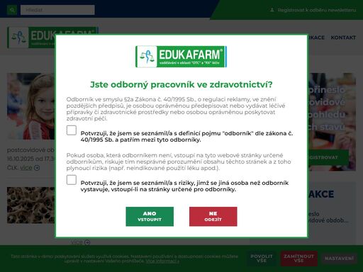 základní koncepcí společnosti edukafarm je vzdělávání odborníků z oblasti medicíny a farmacie v rámci jejich celoživotní edukace.