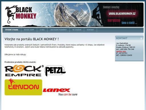prodej oopp, vybavení na výškové práce, horolezectví, canyoning, speleo, ferrata. revize oopp rock empire, singing rock, lanex, petzl, kask, snaha,upone a kong