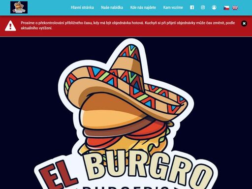 el burgro burger's | objednej online - jídlo365.cz