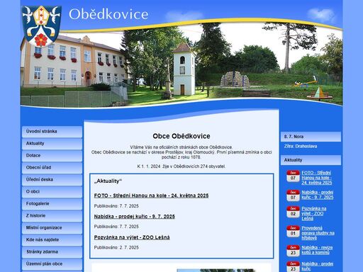 obec obědkovice se nachází v okrese prostějov, kraj olomoucký. ke dni 1. 1. 2017 zde žilo 279 obyvatel. obec obědkovice v mikroregionu střední haná
