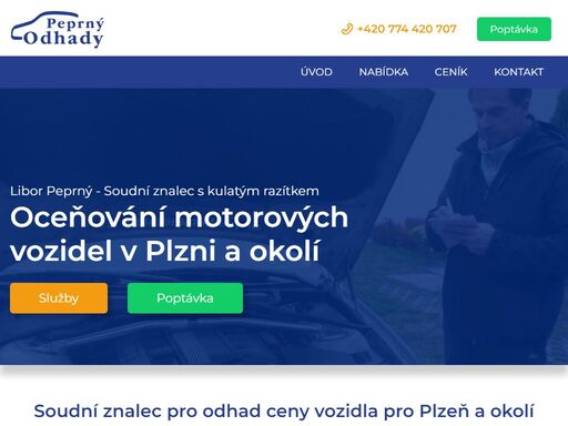 zpracuji vám znalecký posudek již do 2. dne pro daný účel na jakékoliv vozidlo. jsem soudní znalec v oboru oceňování motorových vozidel. obracejí se na mě jak fyzické osoby, tak firmy. libor peprný - soudní znalec s kulatým razítkem.