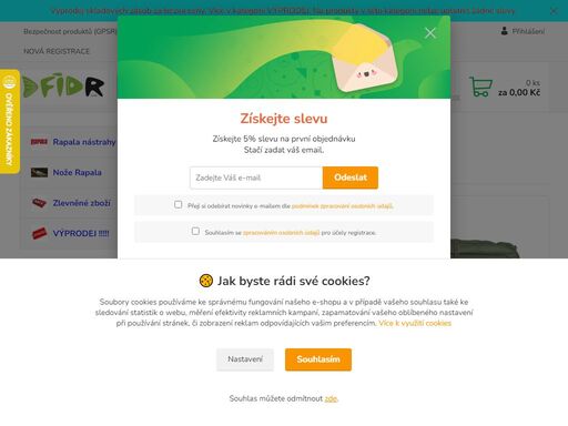 originální nástrahy rapala skladem! rybářské potřeby pro přívlač, feeder, mořský rybolov i kaprařinu. široká nabídka prutů, navijáků a příslušenství.
