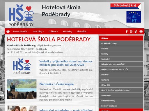 hotelová škola připravuje odborníky pro širokou oblast hotelnictví a služeb cestovního ruchu. absolvent zvládne činnosti řídící, marketingové, provozní, obchodně podnikatelské.