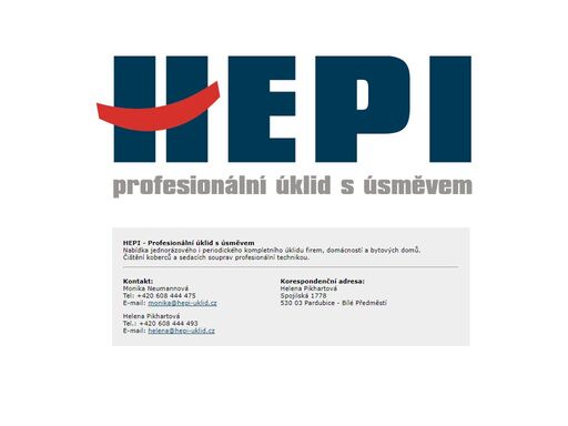 hepi úklidové služby, pardubice