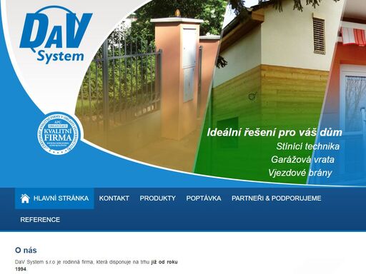 zabýváme se prodejem interiérové a exteriérové stínící techniky, garážových vrat, vjezdových bran a příslušenství.