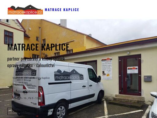 matrace kaplice - matrace, lamelové rošty, polštáře, postele, přikrývky