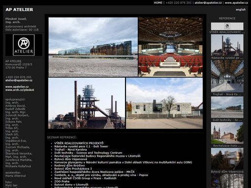 ap atelier, pleskot josef, ing. arch.
