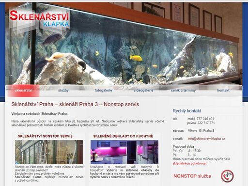www.sklenarstviklapka.cz
