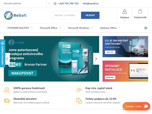 jsme specialisté na microsoft software a eset. prodejem microsoft licencí a jejich instalací se zabýváme již od roku 2020. jsme také autorizovaným prodejcem antivirového programu eset, což potvrzuje naši odbornost a důvěryhodnost v oblasti kybernetické bezpečnosti. mezi naše spokojené zákazníky patří nejen běžní…