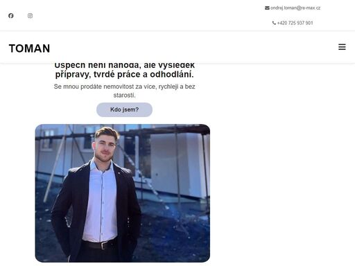 profesionální realitní služby ondřeje tomana. rychlý a výhodný prodej, pronájem nebo koupě nemovitosti bez starostí.