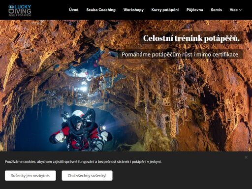 potápíme se pro radost a zážitky!