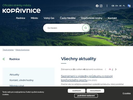 kopřivnice - aktuální informace z radnice