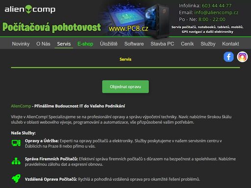 počítačová pohotovost, e-shop, servis počítačů, tabletů, mobilů, navigací gps, handsfree a další drobné elektroniky. doprava a diagnostika zdarma.