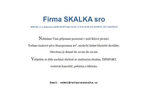 firma skalka sro