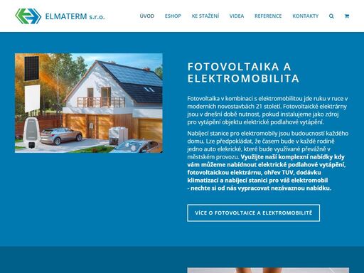 elmaterm s.r.o. - topné kabely, tepelná čerpadla, klimatizace a regulace. ušetřete náklady na provoz vytápění, využijte komfortní a úsporné systémy.