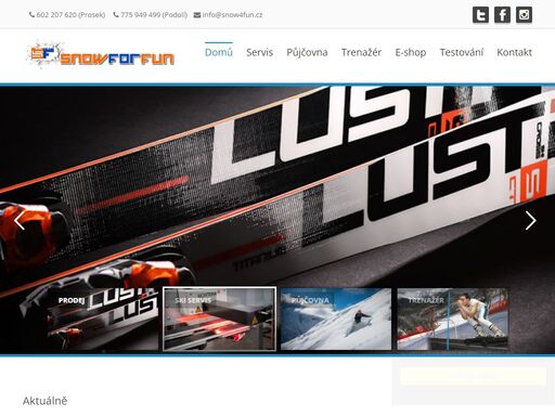 specializovaná prodejna a testcentrum lyží značky lusti, profesionální servis lyží a snowboardů na automatech montana swiss, závodní servis, radiální tuning. e-shop a prodej lusti, dalbello, kostka, leki, kilpi, head, vist, smith, relax. půjčovna lusti.