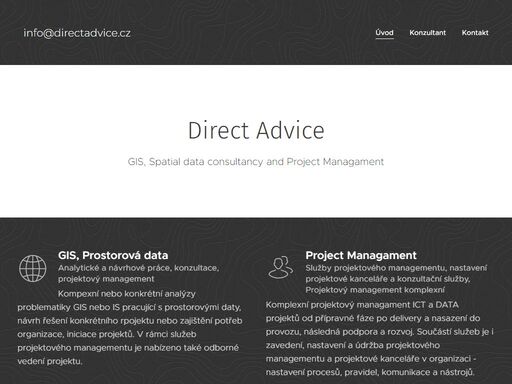 analytické a návrhové práce, konzultace, projektový management