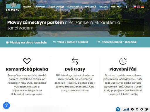 zveme vás k romantické plavbě parkem lednického zámku, po ramenech řeky dyje, provázené výkladem o historii a zajímavostech bývalého lichtenštejnského panství.