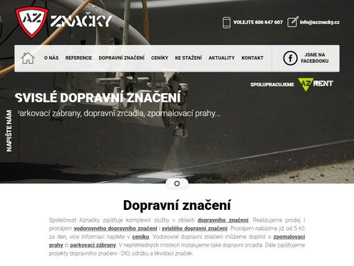 společnost azznačky poskytuje komplexní služby v oblasti dopravního značení. zabývá se prodejem dopravních značek a nabízí pronájem svislých značek.