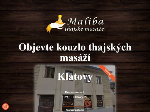 umění thajské masáže je tisíce let staré. léčebné metody jeho zakladatele doktora jivaka se časem doplnili o tradiční čínskou medicínu a také starověkkou indickou ajurvédu. dříve byla prováděna mistry v thajských chrámech. dnešní thajská masáž jak jí známe, je ovlivněna kontaktem se světovou medicínou v různých zemích, vykonávaných různými terapeuty již od starověku.