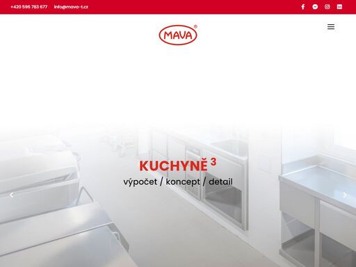 mava / profesionální kuchyně