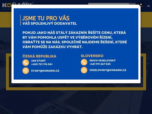 ve společnosti koňařík® závěsová technika dochází neustále ke zdokonalování stávajících a invenci nových produktů. jedině tak se totiž můžeme udržet špičkou na českém i evropském trhu zároveň a to už od roku 1994.