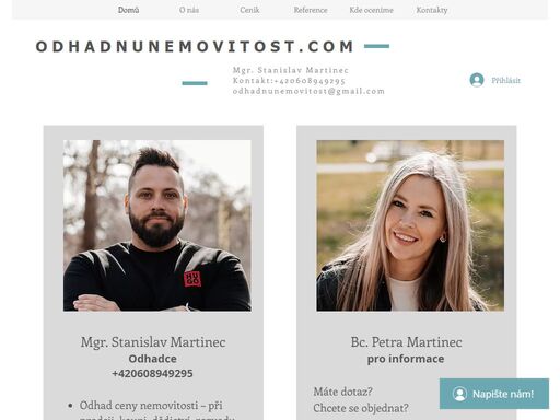 - odhad nemovitosti stanislav martinec
- ocenění bytu
- domu
- pozemku- odhad nemovitosti stanislav martinec
- ocenění bytu
- domu
- pozemku
www.odhadnunemovitost.com