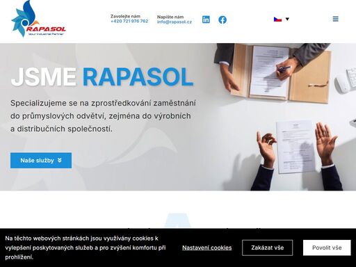 specializujeme se na zprostředkování zaměstnání do průmyslových odvětví, zejména do výrobních a distribučních společností.