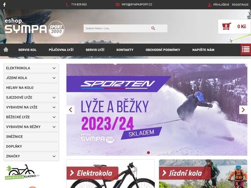 sympasport - internetový obchod - elektrokola, jízdní kola, lyže, snowboardy, haibike, ktm, apache, lectron, haibike kladno, ktm kladno, apache kladno, lectron kladno