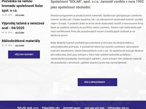 solar, spol. s r.o.