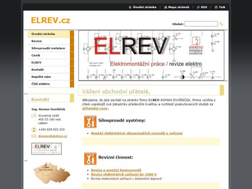revize, elrev, ezs, eps, cctv, docházkový systém, požární a zabezpečovací signalizace, kamerový systém, hromosvod
