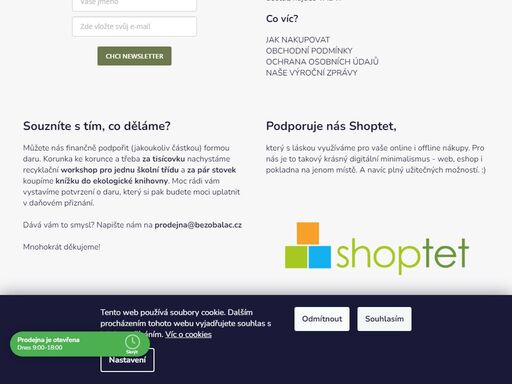 kvalitní potraviny, ekologická drogerie a kosmetika. vše do vlastních obalů, v milém a pohodovém prostředí ve zlíně.
