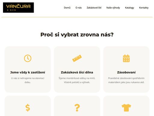 ochranné pracovní pomůcky a reklamní předměty