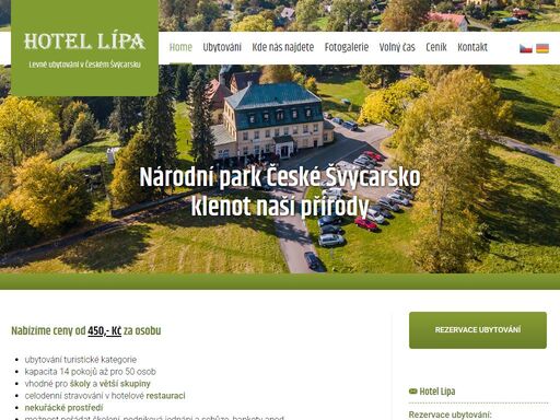 ubytování turistické kategorie, nabízíme ceny od 250 kč za osobu, kapacita 14 pokojů až pro 48 osob, vhodné pro školy a větší skupiny.