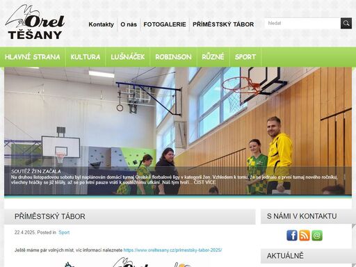 orel jednota těšany - společně dáváme sportu smysl