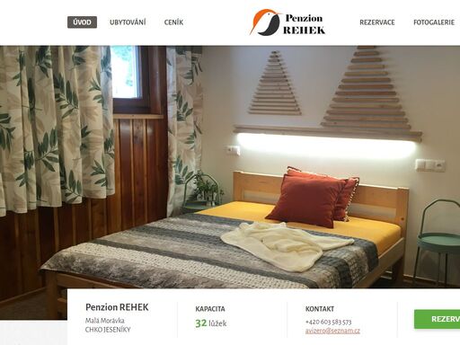 jedním z nástupních míst pro vaše poznávání může být malebná obec malá morávka. a pokud tam zavítáte, navštivte penzion rehek (dříve chata horník), jehož historie místa sahá do roku 1921.