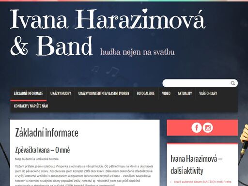 ivana harazimová a planety band