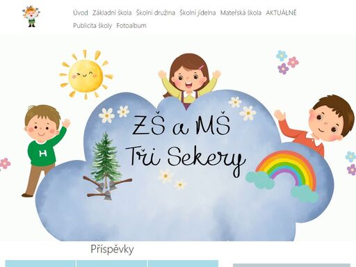 informace o základní a mateřské škole tři sekery
