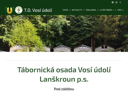 tábornická osada vosí údolí lanškroun p.s.