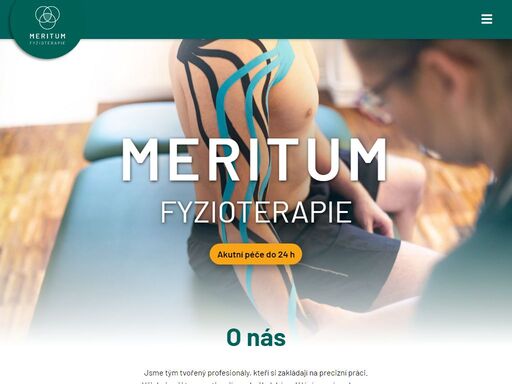 fyzioterapie meritum v praze - poskytujeme profesionální péči a nabízíme léčbu například pomocí rázové vlny, vysokovýkonného laseru či kineziotapingu.