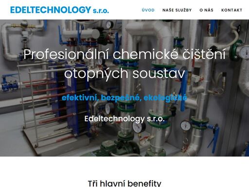 poskytujeme profesionální ekologicky šetrné chemické čištění otopných soustav, energetických a průmyslových systémů.