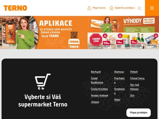 český supermarket terno nabízí největší výběr potravin od regionálních výrobců. vyberte si akční zboží z aktuálního letáku. nakupujte levně.
