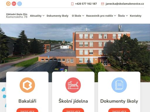 základní škola zlín komenského 78