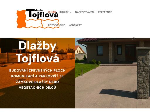 budování a opravy zpevněných ploch komunikací a odstavných ploch ze zámkové dlažby, vegetačních dílců a velkoformátových dlažeb.