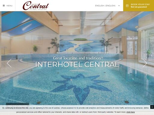 official website of interhotel central , a four-star  hotel with a privileged location. book your hotel in karlovy vary at the best price