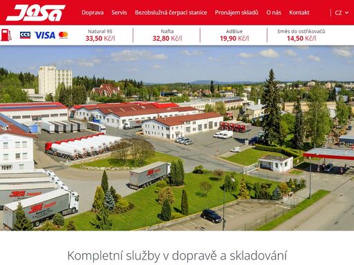 nabízíme komplexní služby v oblasti kamionové dopravy, logistiky i pronájem skladů. provádíme veškerý servis motorových vozidel a distribuci pohonných hmot.