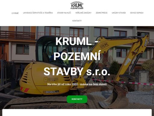 jsme stavební firma, působící zejména v plzeňském a jihočeském kraji a v praze. provádíme stavby na klíč - rodinné domy, byty, veřejné zakázky (hřiště, školy, úřady a další).