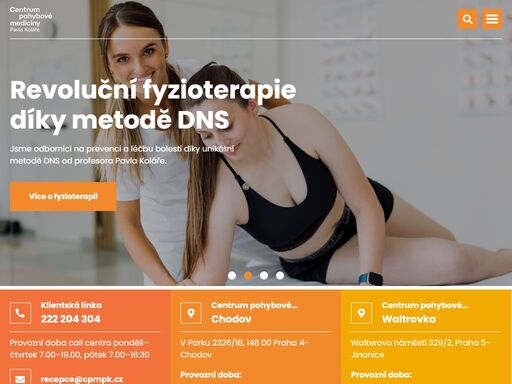 odborníci na fyzioterapii, fyziofitness, elektroléčbu, ortopedii, revmatologii, rehabilitaci, diagnostikují a léčí bolesti pohybového aparátu. unikátní péče zaměřená na individuální potřeby dospělých i dětí.